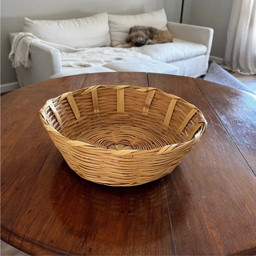 Vinage Rattan Basket